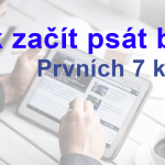 jak začít psát blog