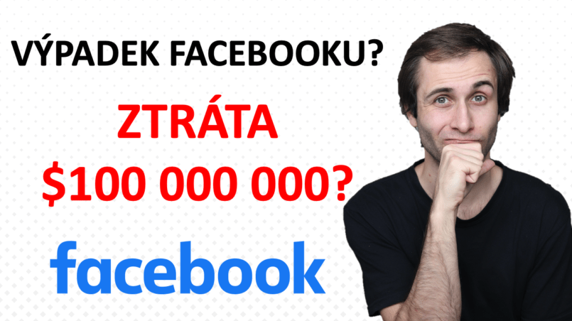 Výpadek služeb Facebooku a jejich ztráta