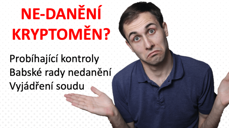Ne-danění kryptoměn a kontroly od finančních úřadů